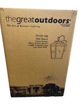 The Great Outdoors 72172-189-L Irvington Manor 17" Tall 13w LED - Chelesa Bronze
