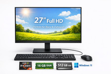 All in One PC Set | AMD Ryzen 9 4.90GHz | 16GB Ram | 1TB SSD | 27" TFT | Win11