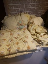 Teddy Bear Crib Fitted Sheets, Blanket/Quilt,  Thing That Goes Around The Crib