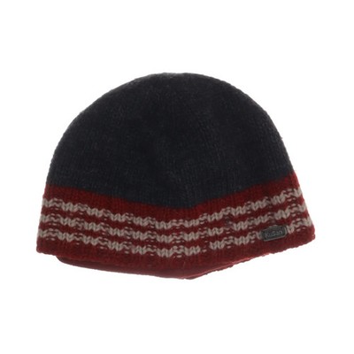 KuSan Accessories, Beanie-Mütze, Größe: ONE SIZE, Grau/Rot/Beige #S8N