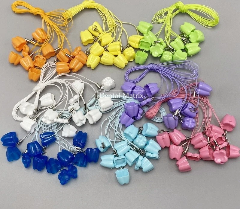 Mini caja de dientes de leche para niños cajas de dientes de hoja caduca soporte contenedor de recuerdos para niños Foto 3 de 4