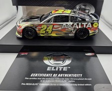 2025 William Byron Elite Chrome Axalta Throwback 1:24 Diecast