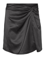 Vero Moda Damen Vmmerle Short Knot Skirt WVN GA Minirock, Black, 36