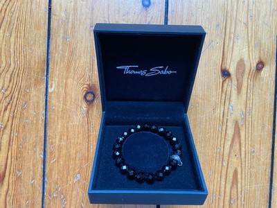 THOMAS SABO Armband Charm Club ''Charm Carrier'', schwarz, Länge ca. 16,5 cm, OVP