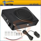 10' inch Car Under-Seat Active Subwoofer Power Amplifier Bass Slim Speaker Us