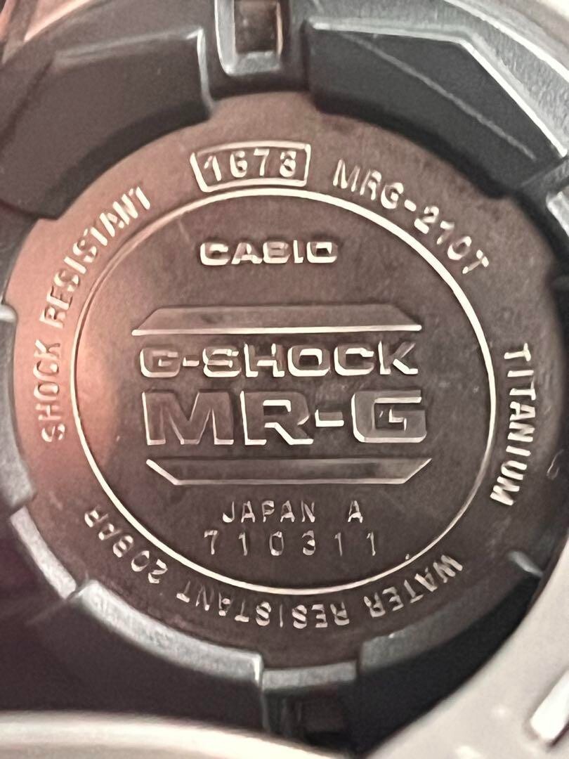 CASIO G-SHOCK MRG-210T Full Titanium Digital Quartz Men's