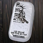 Pit Bullion - I Plead The 2nd - 100 Gram  - .999 Hand Poured Silver Bar
