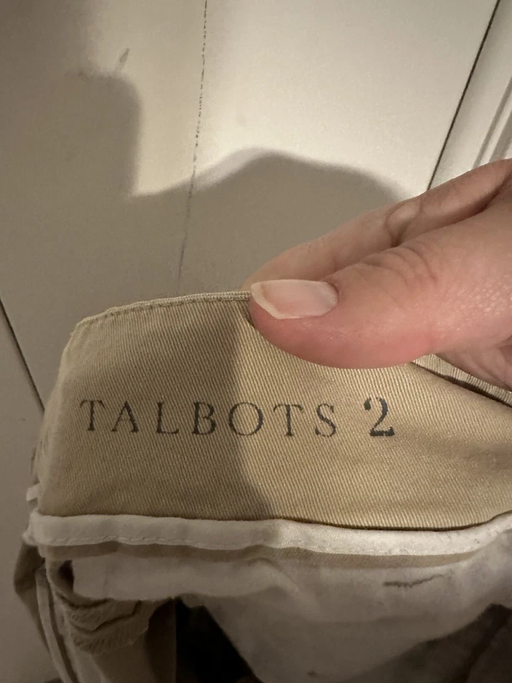 Pantalones Cortos Talbots The Daily Cortos Caqui Marrón Para Mujer Talla 2 Foto 4 de 4