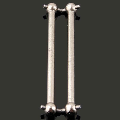 2PCS RC 06006 Silver Centre Front Dogbone 76mm For HSP Nitro 1:10 Buggy Truck - Picture 2 of 4