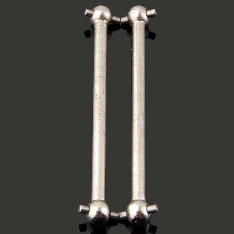 2PCS RC 06006 Silver Centre Front Dogbone 76mm For HSP Nitro 1:10 Buggy Truck - Image 2 of 4