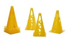 Hütchen Set 10 Stück Kegel Pylonen Cone Pylone Trainingshilfe Agility 23cm