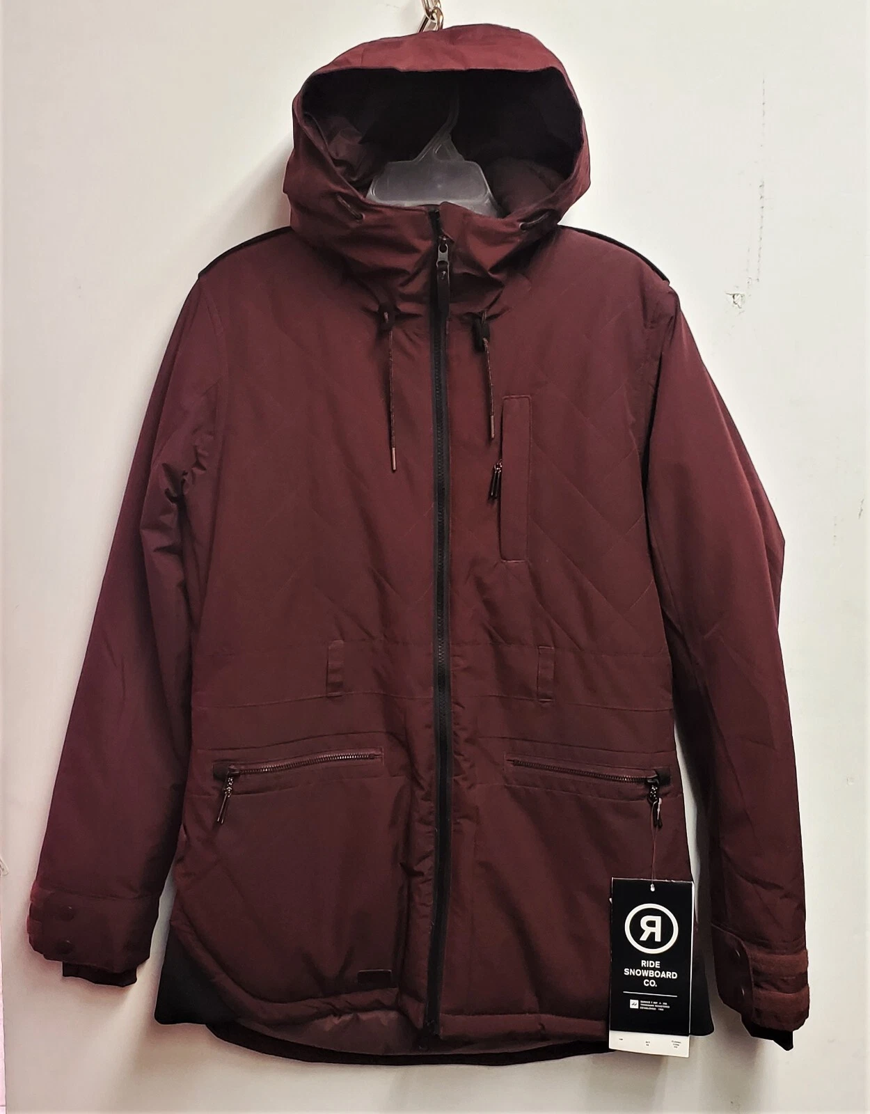 RIDE Snowboard Women's MARION Snow Jacket - Burgundy - Medium - NWT