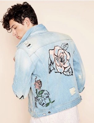 guess distressed denim jacket