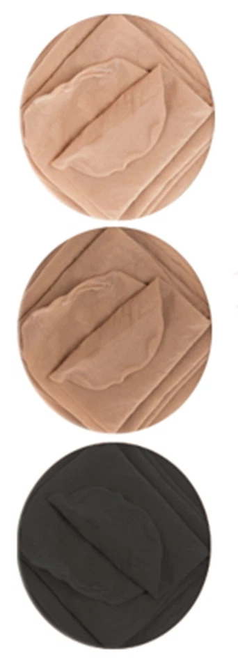 Make-Up Feinstrumpfhose Strumpfhose Puder Effekt 10 den T-Band ohne Höschenteil - Bild 2 von 2