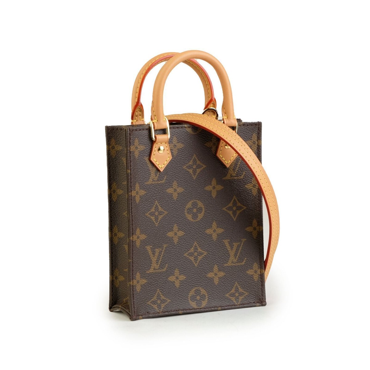 トートバッグ LOUIS VUITTON Petit Sac Plat Louis Vuitton Monogram Canvas Petit Sac Plat Bag | Yoogi's