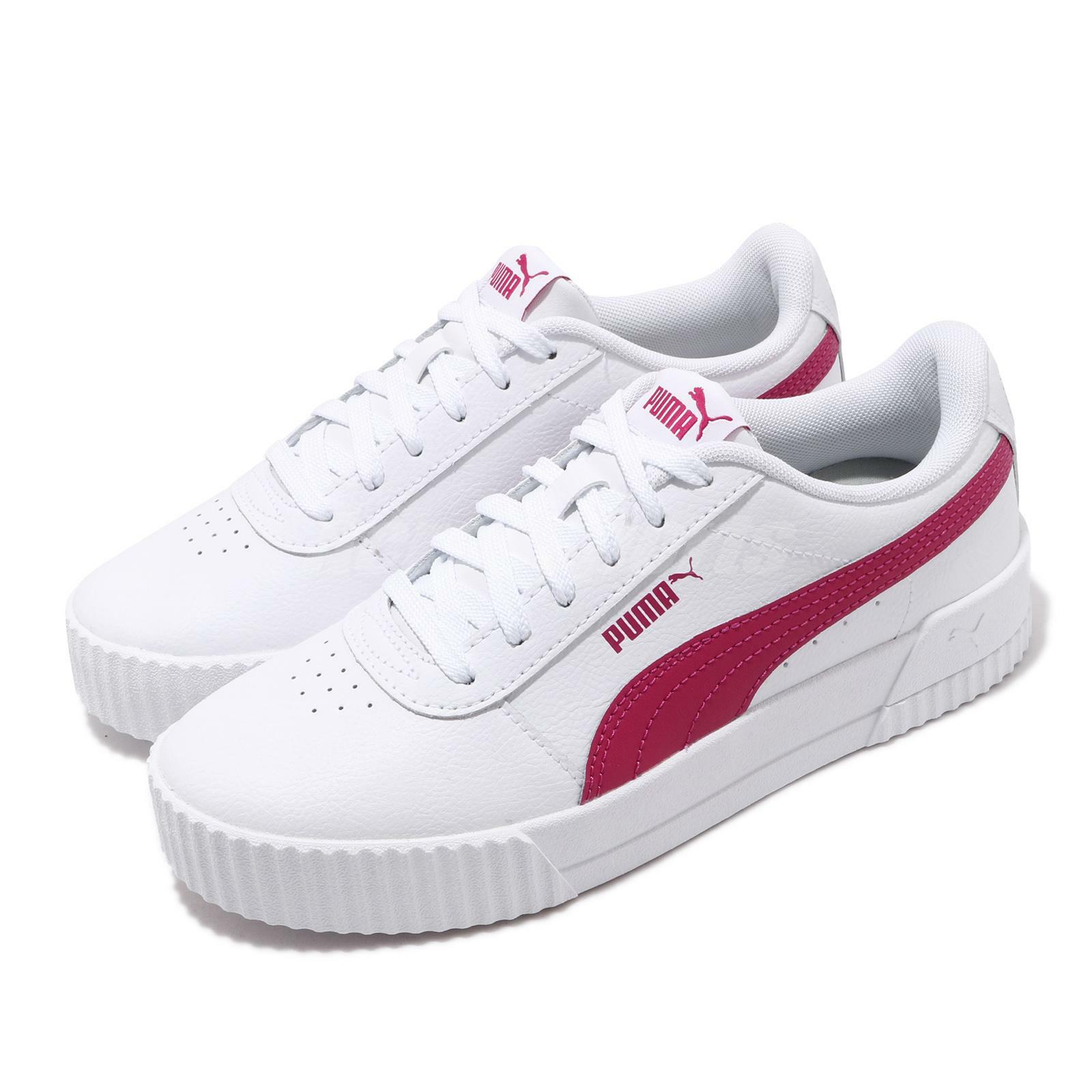 puma carina l white pink