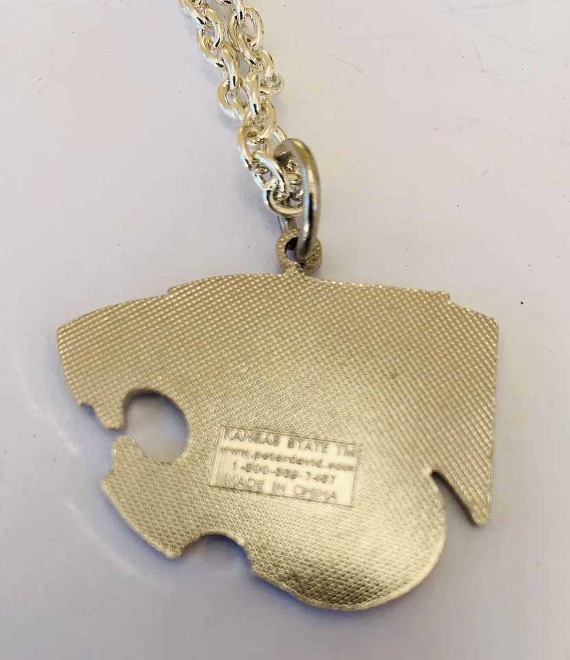Kansas State Wildcats Logo Charm Necklace - NCAA Licensed Jewelry - Image 4 of 4
