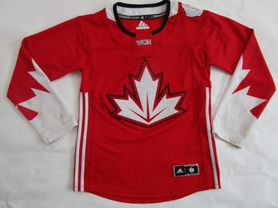 Adidas World Cup Hockey Canadian Maple Leaf 2016 Jersey Red