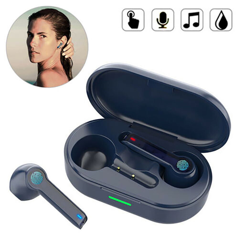 Bluetooth Headset Wireless Stereo Music Earphones Twins Earbuds for Cell Phones