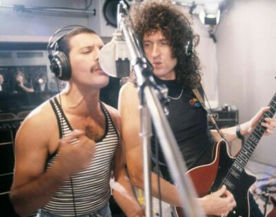 Queen Band Freddie Mercury Brian May Color 8x10 Glossy Photo | eBay