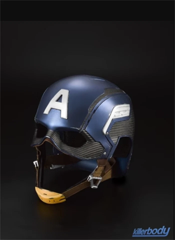 Носимая маска Killerbody Captain America 1:1 реквизит для косплея The Avengers - Изображение 4 из 4