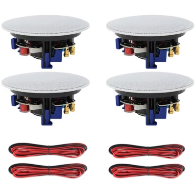 Herdio 4X4" 320W Deckenlautsprecher Küche Restaurant Heimkino Einbaulautsprecher