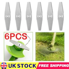 6x Grass Trimmer Brush Cutter Head Metal Blade Garden For Lawn Mower Strimmer P