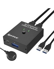 USB 3.0 Switch Selector,Bi-Directional USB Switch 2 in 1 Out / 1 in 2 Out,MLEEDA