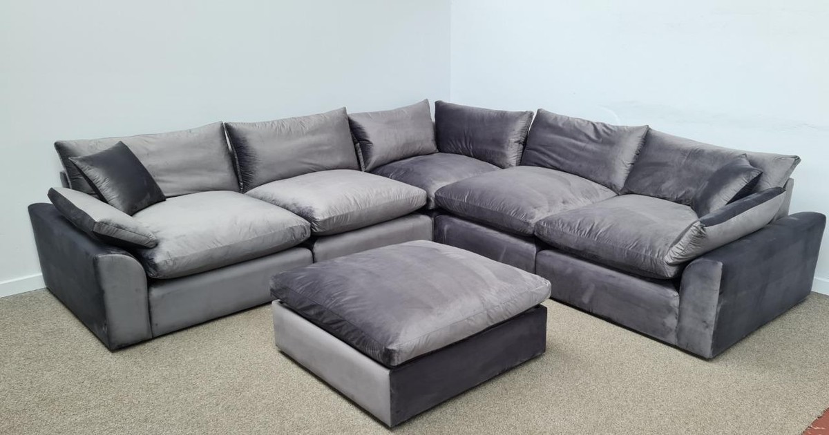 Footstool Loaf Single Sofa Bed LOAF Cuddlemuffin Modular Sofa With