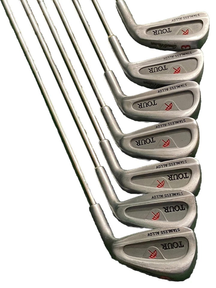 Arnold Palmer Golf Tour Stainless Alloy 3-9 Iron Set Stiff Steel 5i 37.5" RH - Image 4 of 4