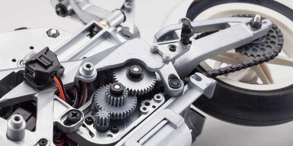 Kyosho KYO34932B 1/8 EP Honda NSR500 1991 Motorcycle Kit, Hanging on Racer - Image 3 of 4