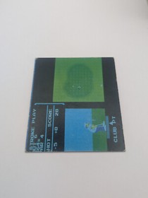 GOLF #41 Family Computer Card Menko Amada Famicom Konami Vintage 1985 Japan A4