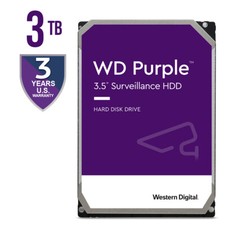 WD Purple 3TB Internal Hard Drive 256MB 5400 RPM Surveillance HDD 3.5" WD33PURZ