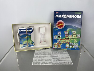 WildCard MAPOMINOES EUROPE The Ultimate Geography Game World Map Complete