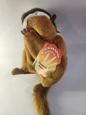 Folkmanis Chipmunk Hand Puppet 11” Full Body Realistic Plush Toy - Hard to Find