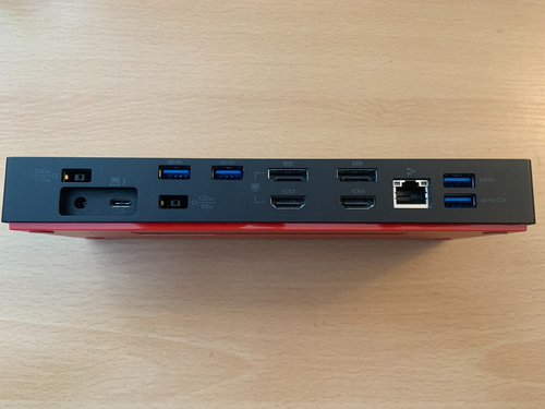 Stacja robocza Lenovo ThinkPad 40AN Thunderbolt 3 Dock Gen 2 i zasilacz 135W, kabel USB - Zdjęcie 4 z 14
