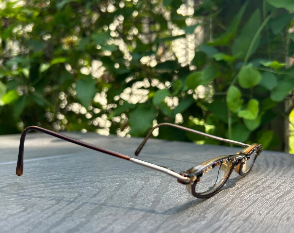 Gafas de lectura JC Jimmy Crystal New York GL 314 +1,00 Swarovski marrón Foto 3 de 4