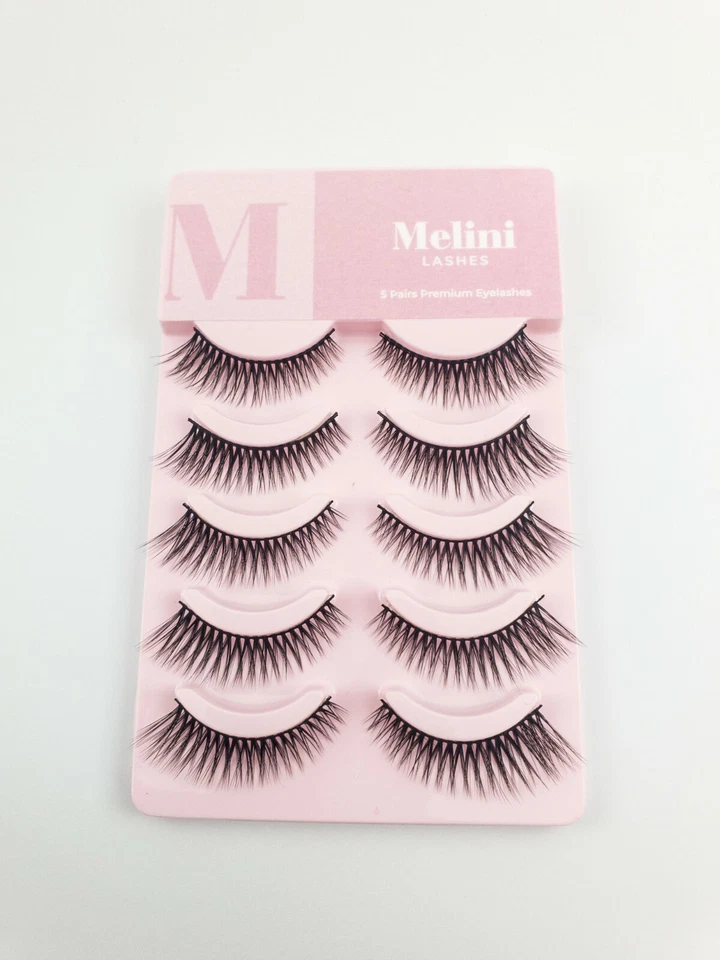 5 pares de extensiones de pestañas postizas 3D largas de aspecto natural pestañas postizas Foto 3 de 4