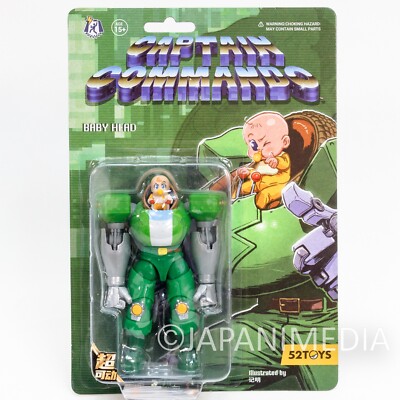 Captain Commando Baby Head Full-Action Figure 52 Toys CAPCOM GAME
