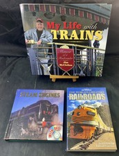 Lot of 3 Railroad Railway Books & DVDs