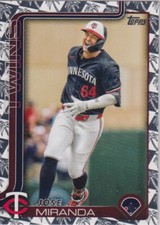 2025 Topps Jose Miranda Spring Training Foil Minnesota Twins #310