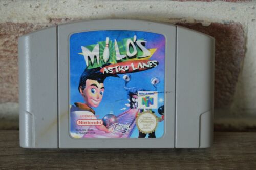 Jeu Game Milo&#039;s Astro lanes console Nintendo 64 N64 version PAL