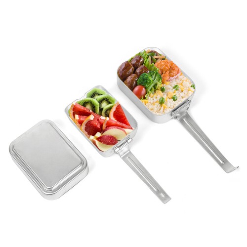 Outdoor Mess Tin Kit Aluminum Camping Cookware Set Lunch Box Food R0K8 - Picture 9 of 10