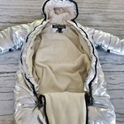Steve Madden Infant Silver Metallic Snowsuit Size 6-9 Months — photo 5