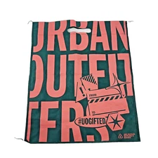 Urban Outfitters Reusable Fabric Shopping Tote Bag Recyable Green 18" x 15"