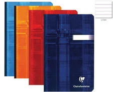 Clairefontaine Clothbound - Notebook - Ruled - Assorted - 96 Sheets -4.25 x 6.75