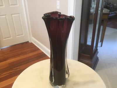 timothy e landers glass studio vase