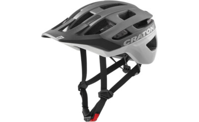 Fahrradhelm für große Köpfe Cratoni Allrace XXL Grau Weiß 60 bis 65 cm
