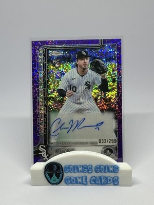 2025 Topps Chrome Update Series - Autographs Chase Meidroth #AC-CME Purple...