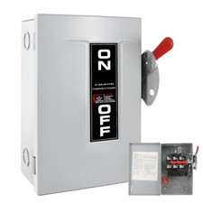 30 Amp Safety Switch, 3P 110V/240V Disconnect Box, Non-Fused Durable Galvanized